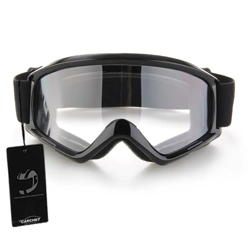 Black Motocross Motorcycle Enduro Off-Road Hemlet Windproof Glasses Goggles