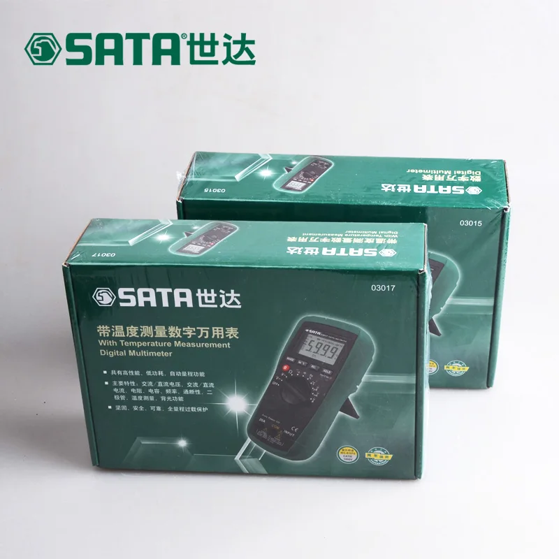 SATA электрик цифровой мультиметр, высокоточный Многофункциональный цифровой автоматический диапазон анти-ожога универсальный стол 03015