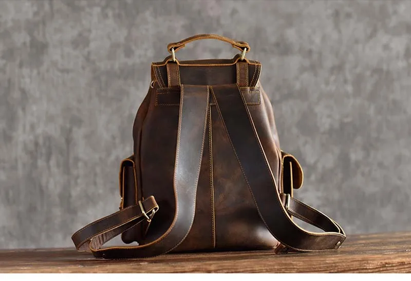 AETOO, дизайн, кожаная сумка, Европа и США, тренд, Ретро стиль, мужская, Baotou, crazy horse, кожаный рюкзак для отдыха