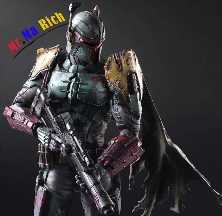 

Play Arts Kai Star Wars PA Variant Boba Fett Action Figure Toy Doll Model Gift