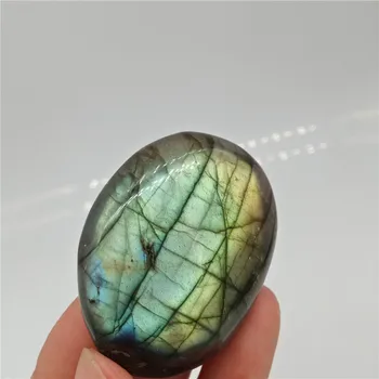 

Natural Crystal labradorite Gemstone Ornament Polished Quartz Labradorite Handicraft Fish Tank Decorating Stone Healing Stone