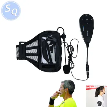 

5 Referees Talk same time Football Referee Coach Headset Judger Arbitration Walkie Talkie Earphone for football referee