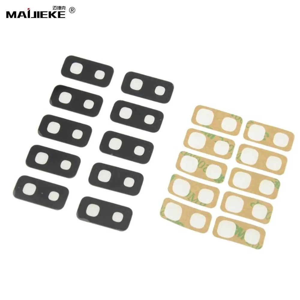 

10PCS Rear Back Camera Glass Lens Replacement For Samsung Galaxy S10 plus S9 Plus S8 Plus S7 edge Note 9 8 Camera Glass+Sticker