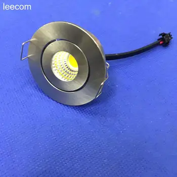 

mini down light Led 10pcs/lot 3w 52mm cob Led Downlight White Round Ceiling Spot Lights Panel Light Recessed Aluminum Lamp Warm