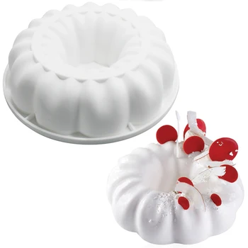

2019 New arrival 3D Silicone Candle making DIY Cake Tools jelly mould silicone cake magic bake Multiple shapes Baking utensils