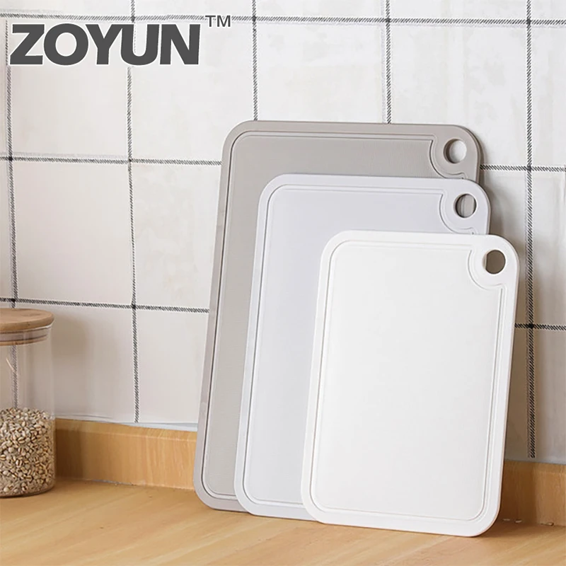 ZOYUN 3pcs set of cutting boards for kitchen plastic chop vegetables board for cutting fish chopping board trivia tables to cut