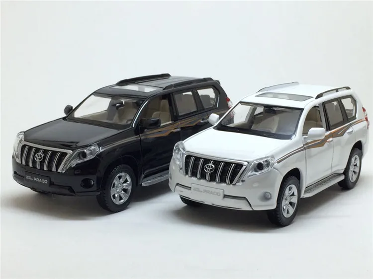 1:32 TOYOTA LAND CRUISER PRADO металлический сплав Модель автомобиля игрушки с вытягиванием модель автомобиля