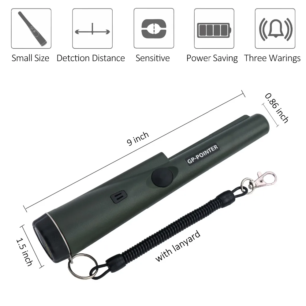 Goede Nieuwe Aankomst Waterdichte Gc2005 Aanwijzen Metaaldetector Gp Pointer Statische Toestand Gold Metal Detector Freeshipping