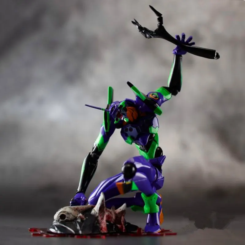 

6 inches Neon Genesis Evangelion EVA 01 Revoltech Adams eva figure action figures PVC Action Figure Collectible Model Toy Box