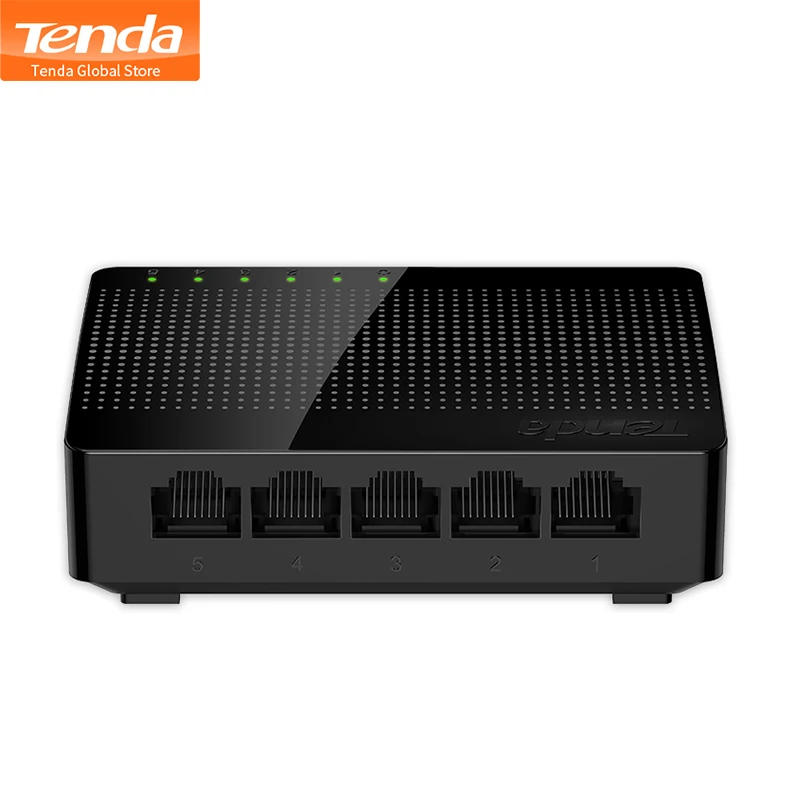 

Tenda SG105 Gigabit Mini 5-Port Desktop Gigabit Switch / Fast Ethernet Network Switch LAN Hub/ Full or Half duplex Exchange