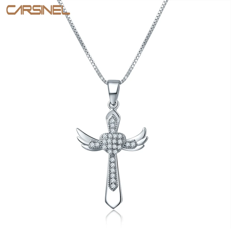 Aliexpress.com : Buy CARSINEL 925 Sterling Silver Cross ...