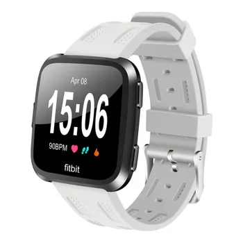 

Silicone Bands Replacement Accessories Wristbands Strap Sport Watch Band for Fitbit Versa Smartwatch