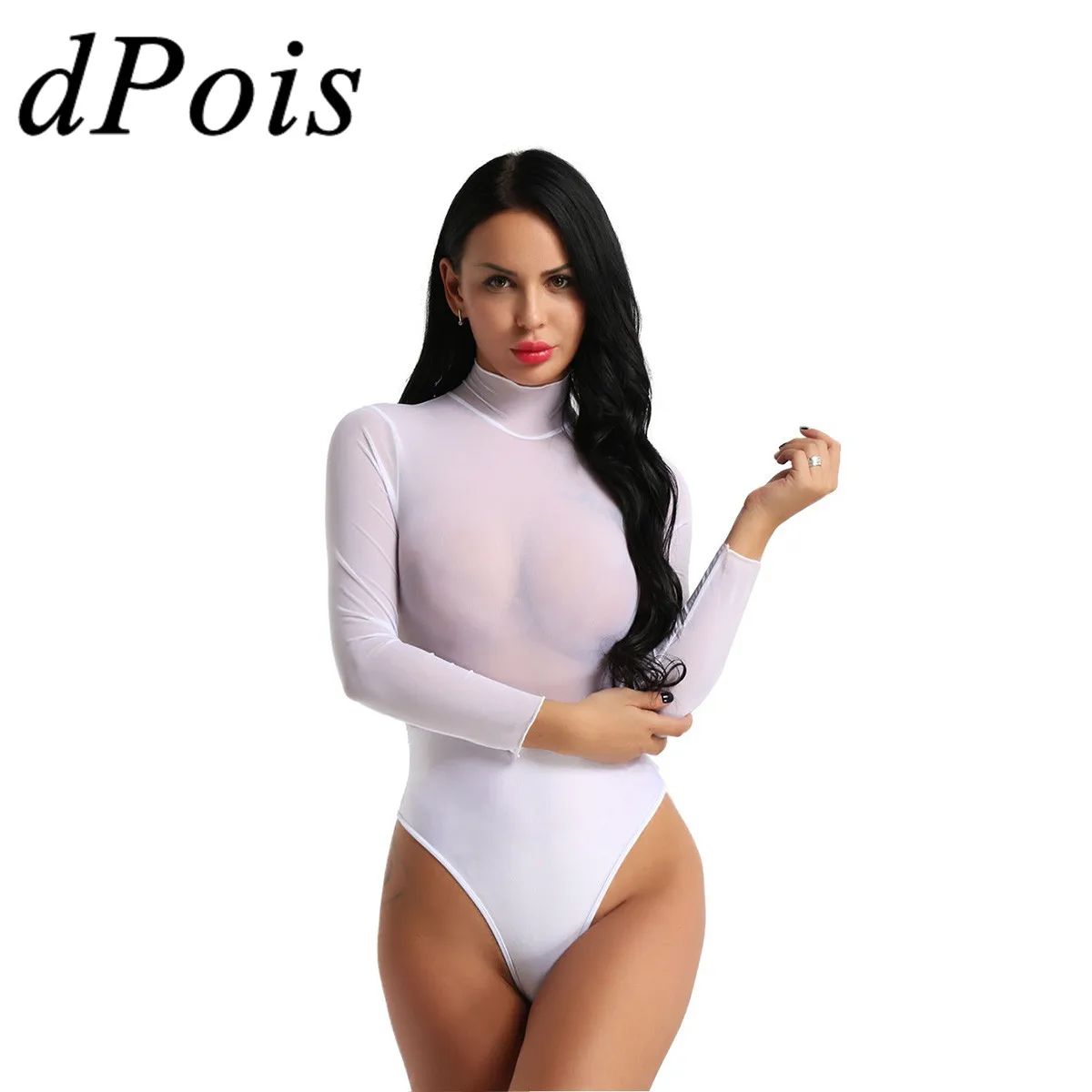 

Carnival Adult Costumes Women Bodysuit Teddy Lingerie Sleepwear Bodystocking See Through High Cut Bikini Thong Leotard Nightclub