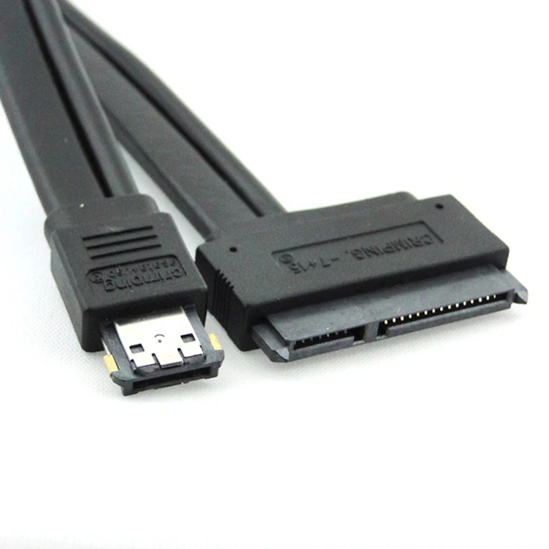 Кабель питания ESATA USB 2 0 combo к 22Pin SATA для 5 &quot3 5&quot жесткого диска двойной мощности 12