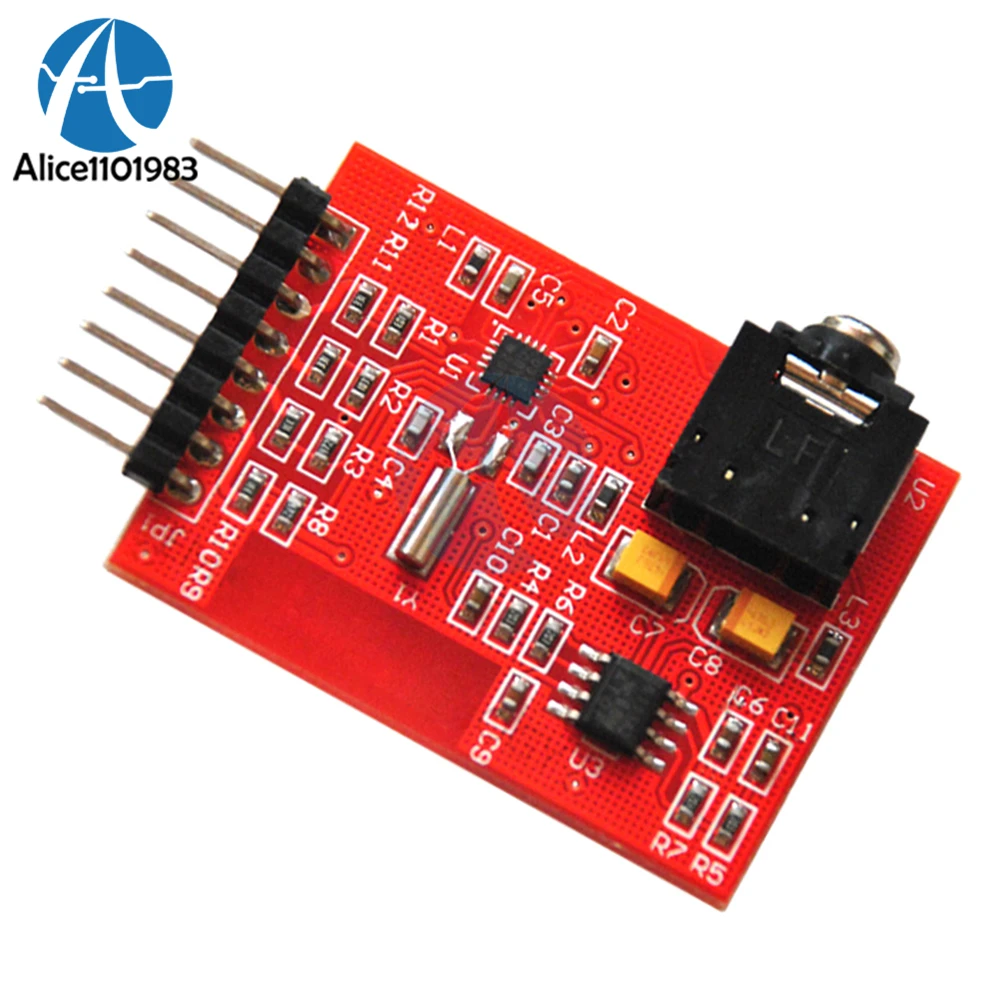 Si4703 RDS FM радио тюнер оценочная плата для Arduino AVR PIC ARM Обнаружение RBDS 3 5 мм аудио