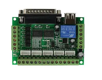 

5 Axis CNC Breakout Board For Stepper Driver Controller mach3