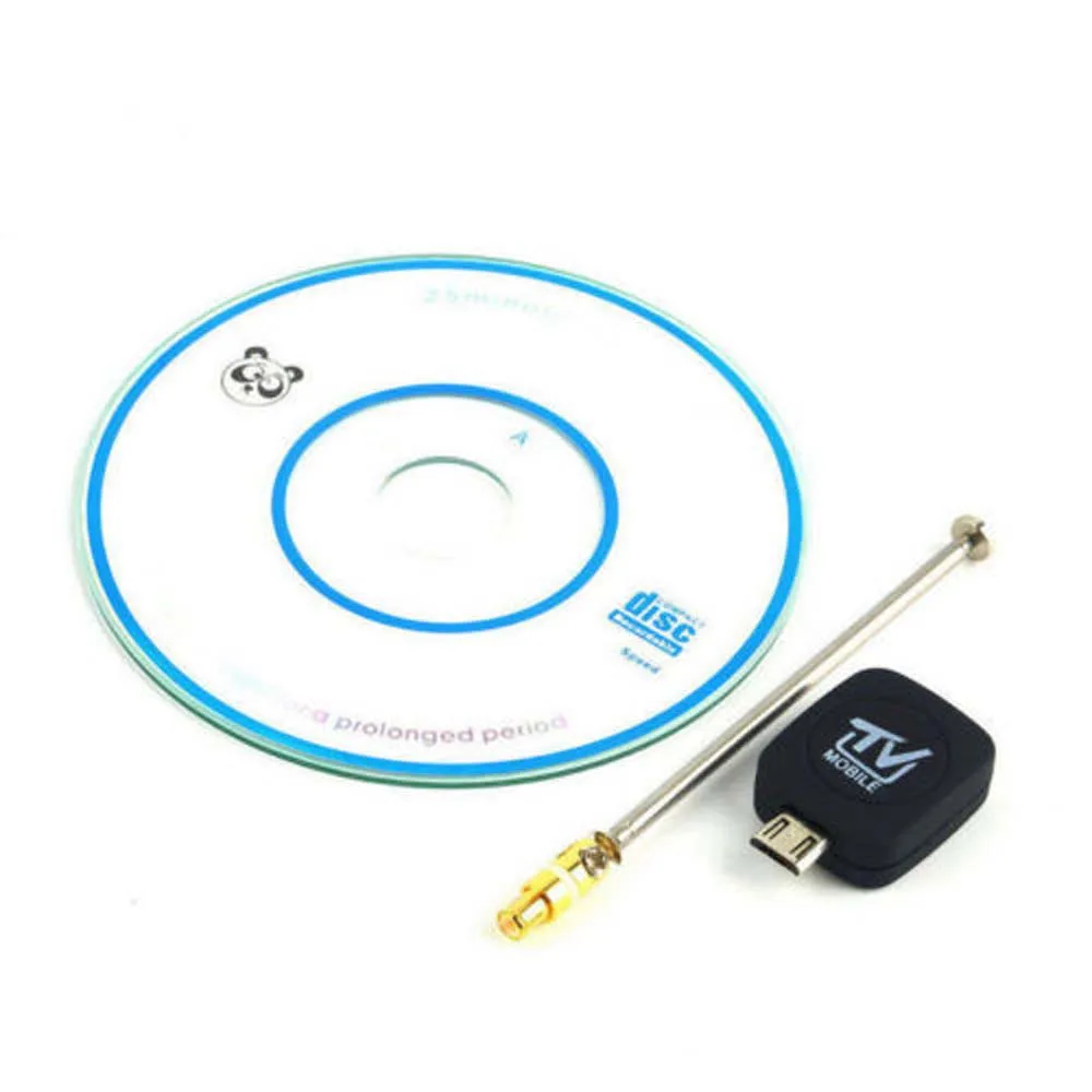Микро USB DVB T цифровой мобильный ТВ тюнер приемник + антенна для Android 4 0 6 RF|receiver