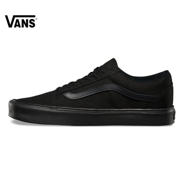 black low top vans