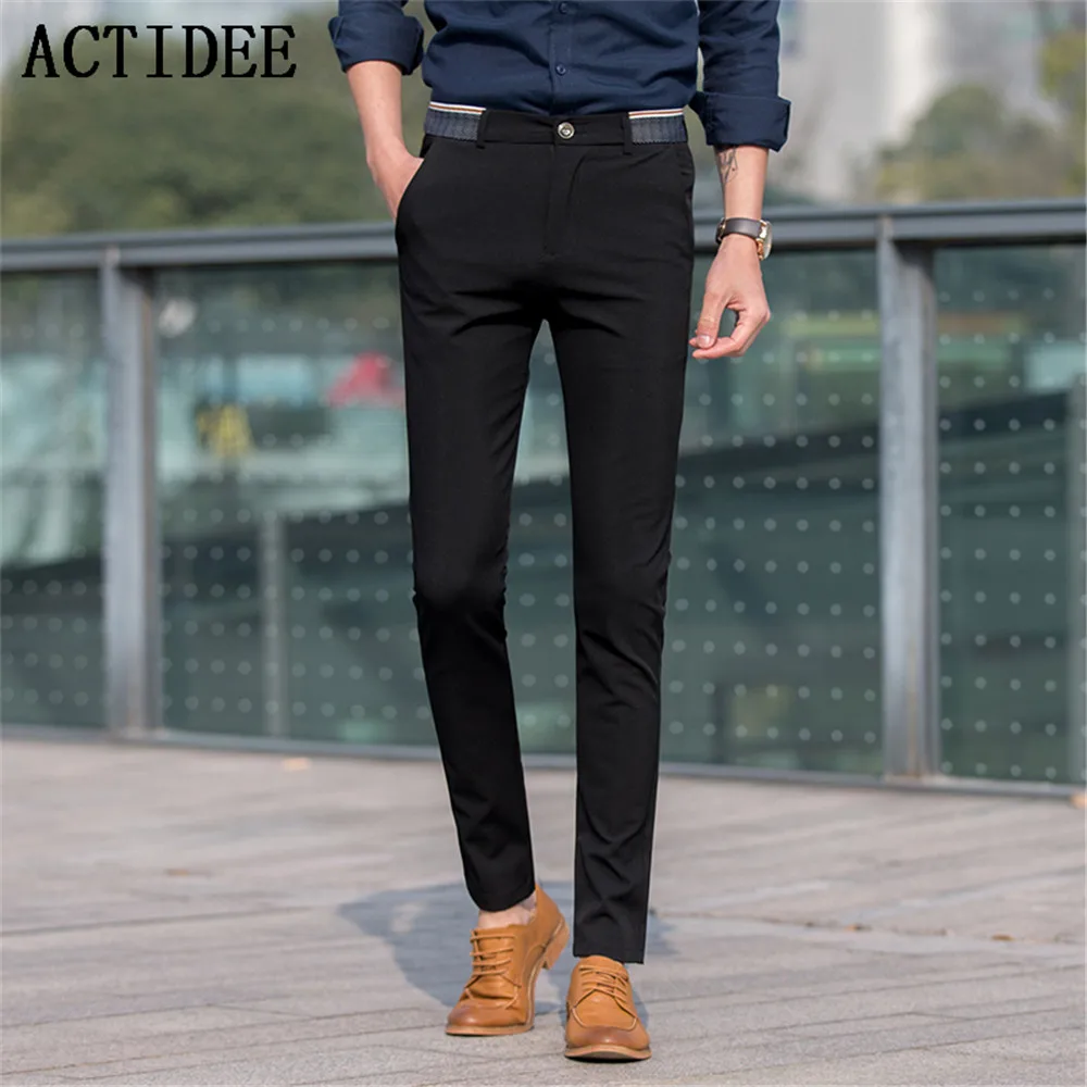 2017 new brand ACTIDEE high quality men suit pants man