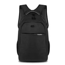 Men Black Business Daypack 16 Inch Laptop Rucksack Nylon Waterproof Ipad Knapsack Solid Color School Bags for Teenagers