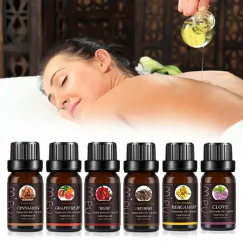 

10ml Essential Oils Aromatherapy Diffusers Natural Body Massage Relax Plant Fragrance Pure Essential Oil Skin Care