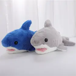 Новая синяя плюшевая игрушечная Акула Реалистичная Акула Мягкие плюшевые кукольные подушки мягкие игрушки для детей Рождественский