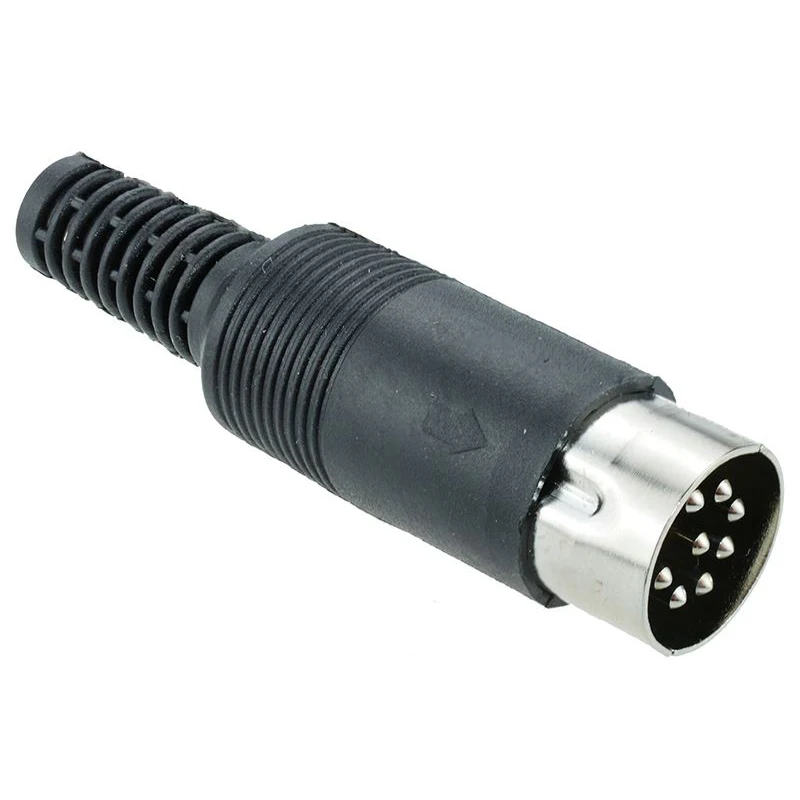 

DIN Plug Socket Connector - Male 7 Pins 2pcs
