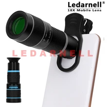 Клип-на 18x оптический зум Мобильный телефон Телескоп объектив HD телескоп объектив камеры для универсального мобильного телефона высокое качество