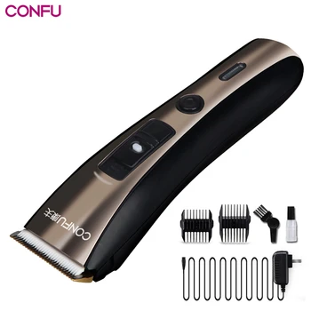 

Professional Rechargeable Clipper Hair Trimmer Beard Shaving for Men Barber Electric Cutter Hair Cutting Machine Lithium Battery