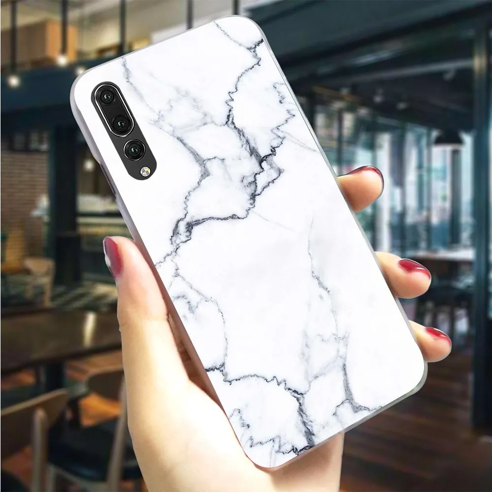 

Hard Phone Cover for Huawei Honor 7A Pro Beautiful Marble Case for Honor 6A Cases 10 8 9 Lite 7X 7C Y6 Prime Nova 3i 3