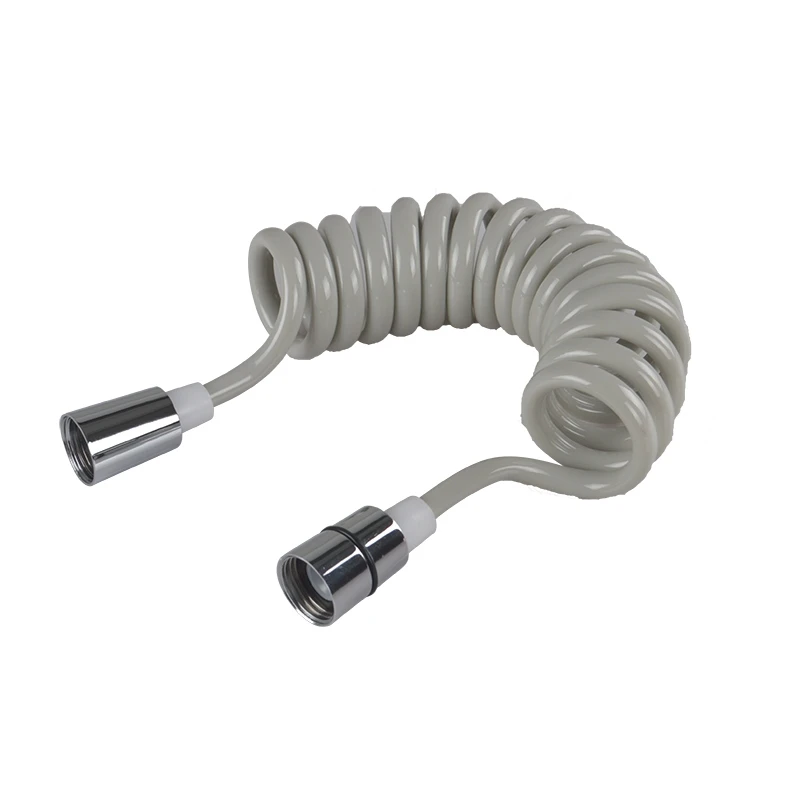 

Black Retractable Hand held Bidet Shower Toilet Hose Stretchy Spring Plumbing Hoses Inlet Pipe Connector Standards DN15(1/2")
