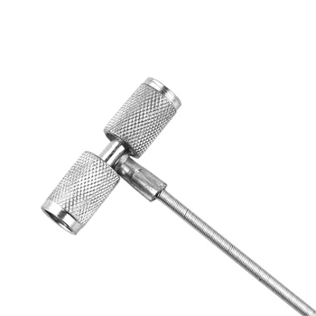 

Silver Length 20cm Valve Car Bike Steel Car Repair Tool Tire Plug Installation For motorcycle Core Remover Puller