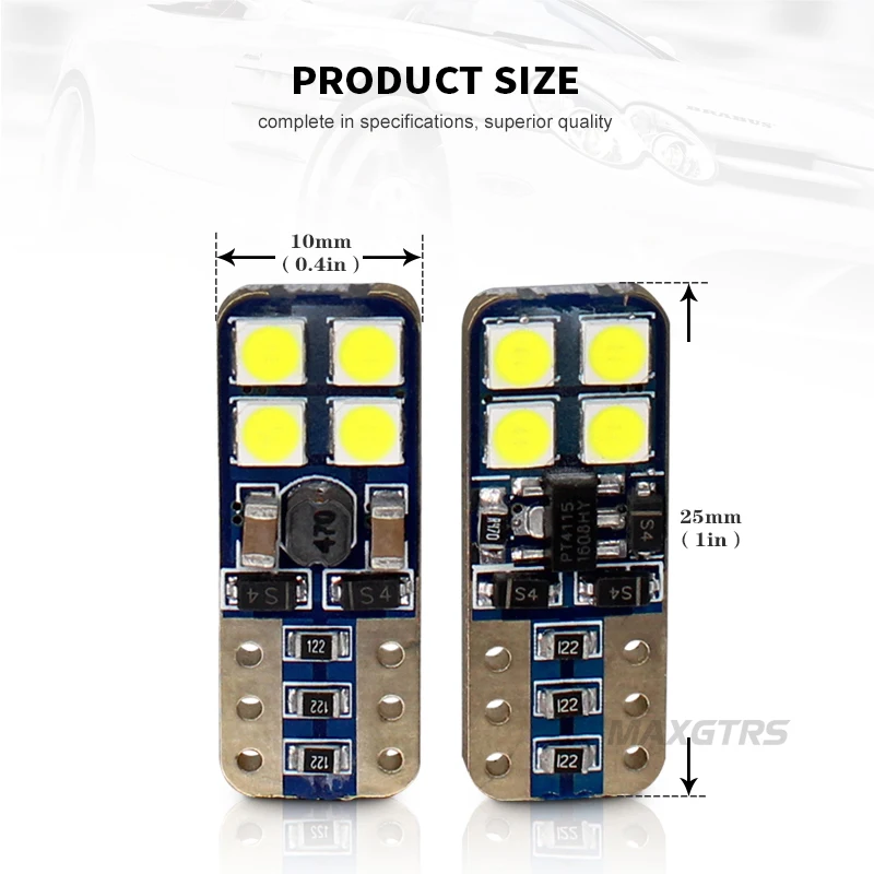 10x w5w Автомобильная светодиодная T10 W5w светодиодные лампы T10 Светодиодные Автомобильные фары салона авто 3030 12 V/24 V автомобили сигнальная лампа 168 194 Габаритные огни