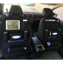 Сумка-Органайзер для автомобиля на заднее сиденье, универсальные сумки для хранения сидений, стула, багажника, коробка, Карманный Протектор в автомобилях для авто аксессуаров