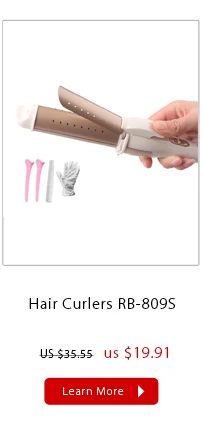 Em Cerâmica Curling Ferros Do Cabelo Curling Tongs Para Cabelo RB-8304