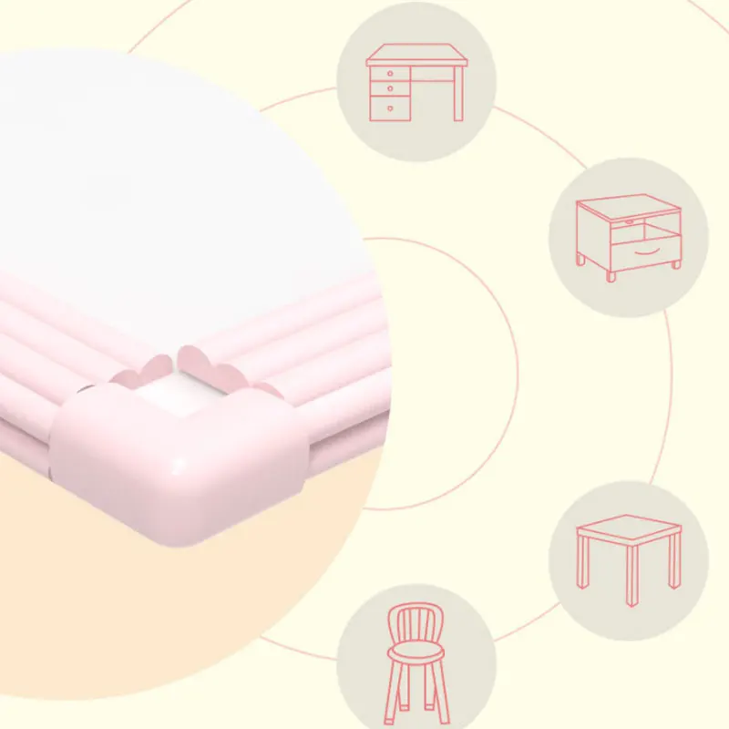 Children Protection 2M Length Table Guard 8Pcs Anti-collision Angle Baby Safety Products Glass Edge Furniture Corner Protection