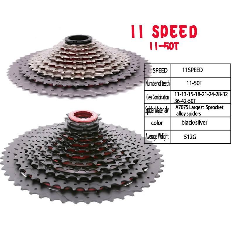 SUNRACE-CSMX80-Cassette-11-Speed-11-50-T-Fiets-Vrijloop-MTB-Mountainbike-Gratis-Wiel-Tandwielen-Cog (2)