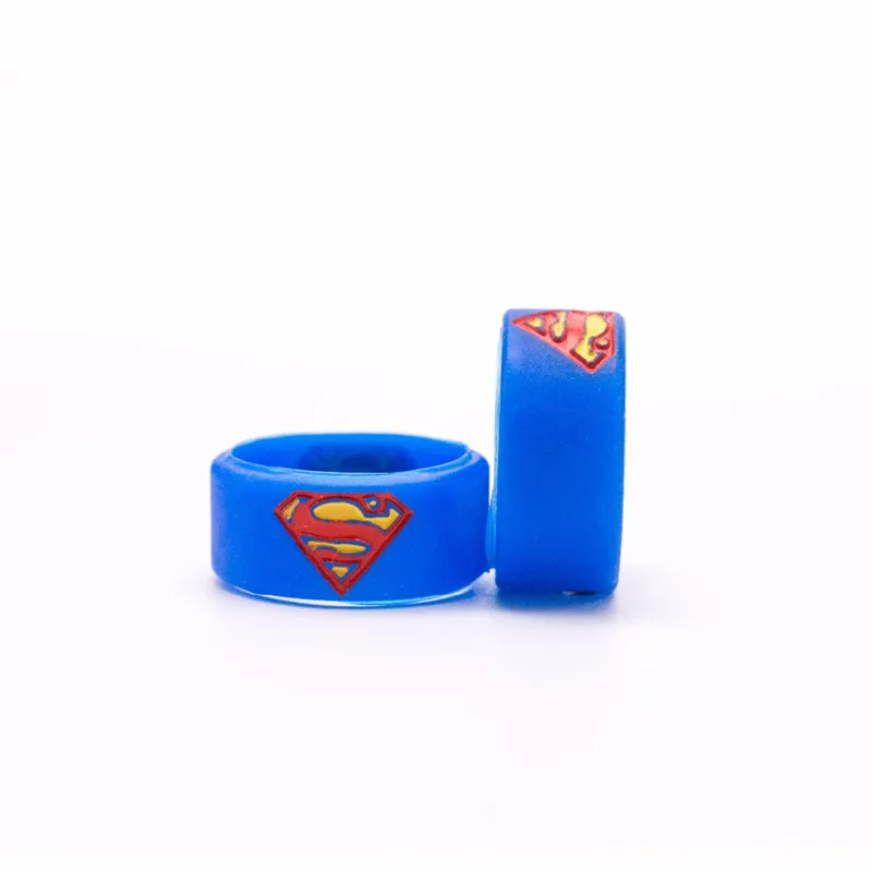 2pcs Batman Superman Vape Band Non Slip Silicone Ring for e-cigarette Decorative Protection Diameter 18-25mm Atomizer Kit 2pcs Batman Superman Vape Band Non Slip Silicone Ring for e-cigarette Decorative Protection Diameter 18-25mm Atomizer Kit