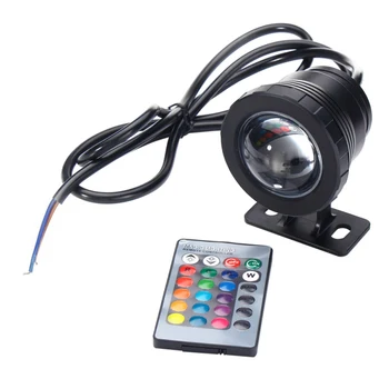 

10W Outdoor Garden Party Multi-color Decoration Remote Controlled Submersible Light Underwater Night Lamp Vase
