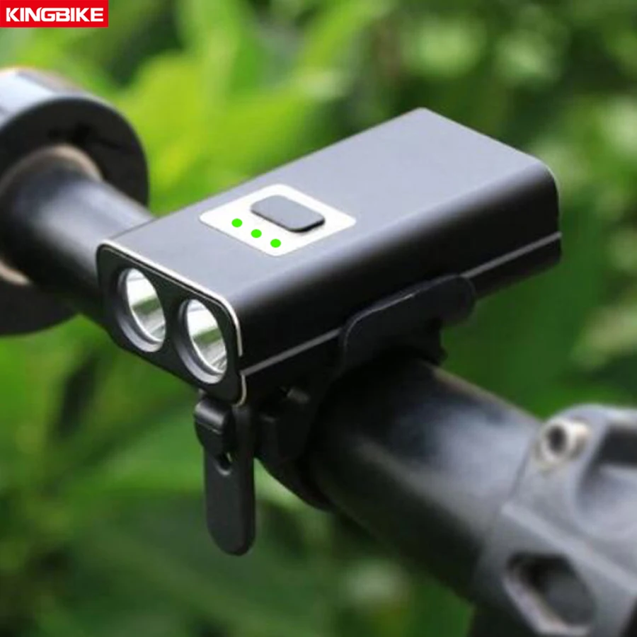 Top BATFOX Bicycle Light  2*T6 LED bike front light usb rechargeable bicycle 6 model waterproof cycling lights led bike Accessory 4