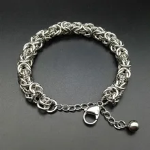 8 мм геометрический мужской браслет из нержавеющей стали, цепочка на руку, мужские аксессуары, мужские браслеты в стиле хип-хоп 18+ 5 см