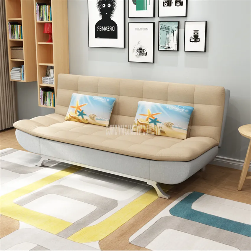 Modern Fashion Foldable Sofa Bed Home Furniture Double Person Apartment Multi-function Bedroom Lazy Sofa Washable 190*85*90cm Modern Fashion Foldable Sofa Bed Home Furniture Double Person Apartment Multi-function Bedroom Lazy Sofa Washable 190*85*90cm