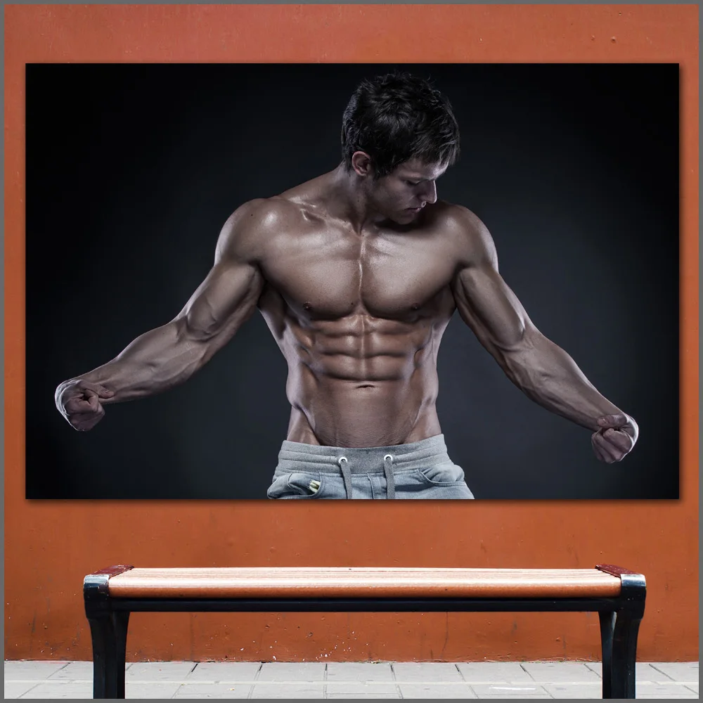 Buy Wall Art Motivational Bodybuilding Men Mice Belly