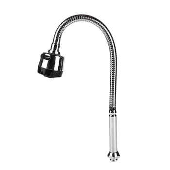 

Kitchen Bar Faucet Hose Double Hole Water 201 Stainless Steel Replacement Tap 45Cm