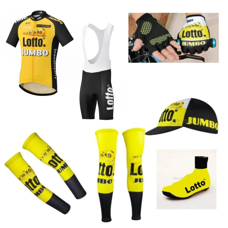 

7PCS full set cycling jersey 2017 Pro team Short sleeve quickdry bike clothing MTB Ropa Ciclismo Bicycle maillot GEL