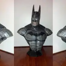 Супер герой Бэтмен грудь 3D бумажная модель DIY ручной работы кусок модели
