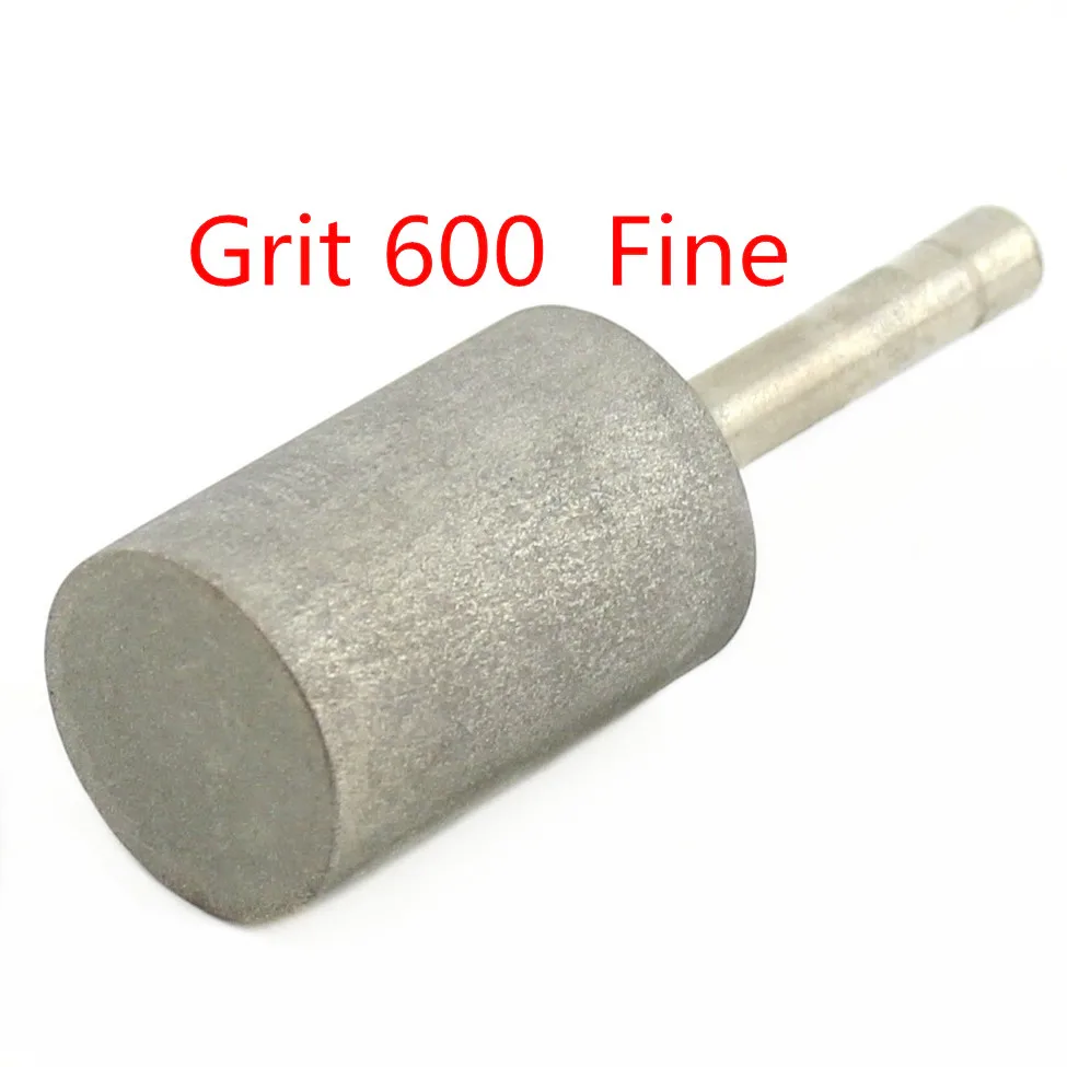 Diamond Coated 20mm 3//4/" Cylinder Head Mounted Points Grinding Bit Grit 600 1000
