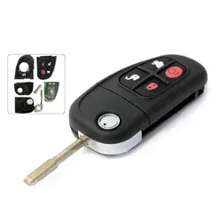 Новый 4 кнопки дистанционного ключа автомобиля Fob 434 МГц передатчик с интегральной схемой подходит для Jaguar X Тип S Тип XJ