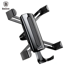 Baseus Gravity car phone holder universal Mobile Phone Holder for iPhone 7 8 X Samsung xiaomi Air Vent Mount phone holder stand