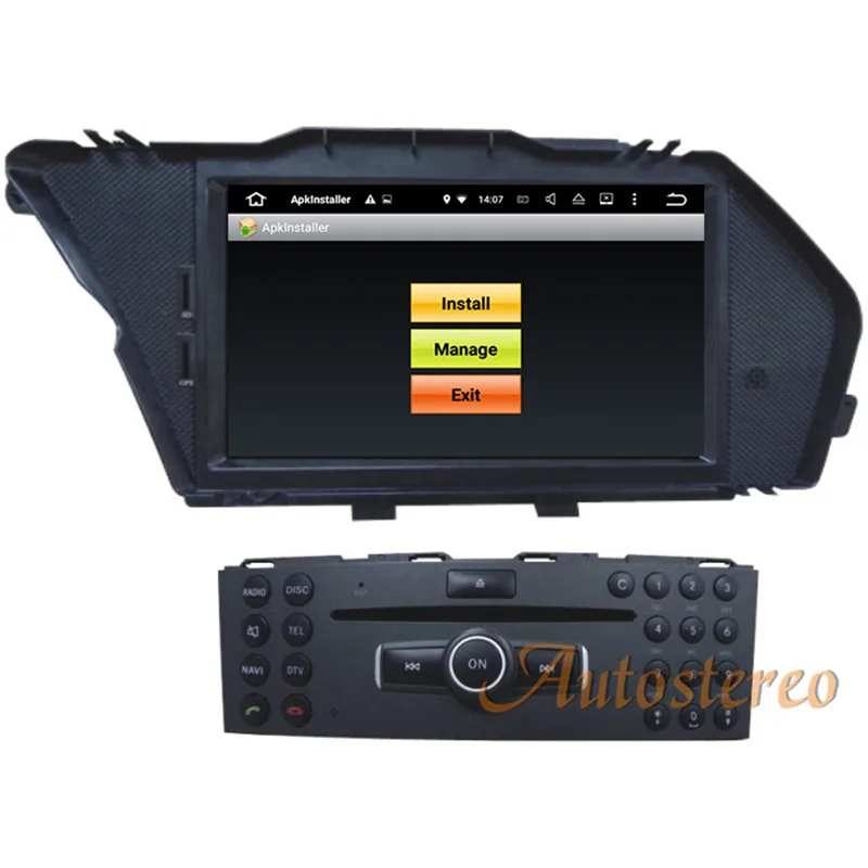 DSP Android 9 64G Автомобильный dvd-плеер gps навигация для Mercedes-Benz GLK-Class X204 2008-2010 автомобильный стерео Мультимедийный Плеер